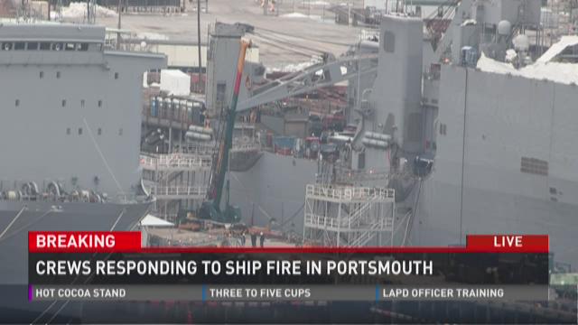 Amphibious Warship Gunston Hall Suffers 3 Hour Fire at Pier - USNI News