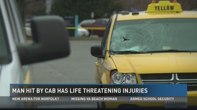 Man suffers life-threatening injuries after being hit by cab in Hampton ...