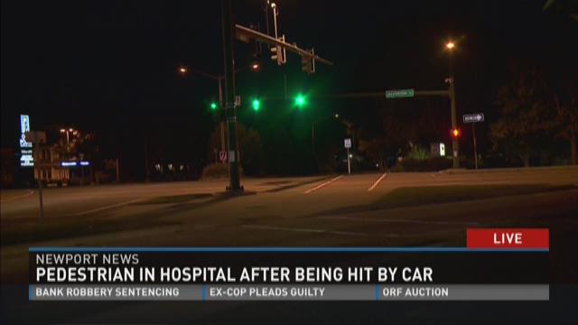Newport News pedestrian seriously hurt after being hit by car ...
